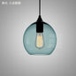 DecorBites™ Glass LED Pendant Lamp: Modern Nordic Style Hanging Light for Home, Cafe, or Bar