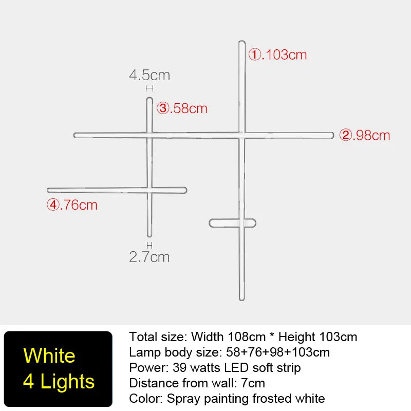DecorBites™ LED Backlight Wall Lamp for Home Decor - Indoor Long Strip Lighting