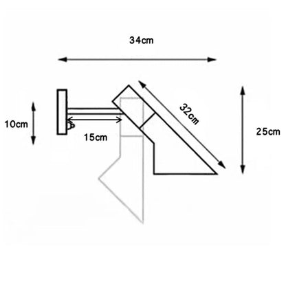 DecorBites™ Industrial Loft Wall Lamp Sconce for Restaurants Bathroom Indoor Lighting
