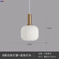 DecorBites™ Glass Pendant Lights: Modern Nordic Style LED Pendant Lamp for Bedroom, Living, Dining Room