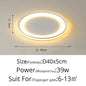 DecorBites™ LED Chandelier: Modern Indoor Lighting Fixture for Bedroom, Living Room, Kitchen & Showroom