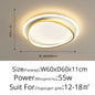 DecorBites™ LED Chandeliers Lights Dimming Modern Luminaire for Home Decor