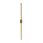 DecorBites™ Linear Metal Tubes LED Wall Light Gold for Modern Living Room & Bathroom Mirrors