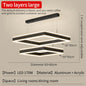 DecorBites™ Large Chandelier: Nordic Loft Staircase Pendant Light