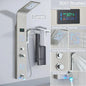 DecorBites™ LED Light Shower Faucet System: Rainfall, Massage Jets, Waterfall Panel with Temperature Control