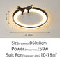 DecorBites™ LED Chandelier: Modern Indoor Lighting Fixture for Bedroom, Living Room, Kitchen & Showroom