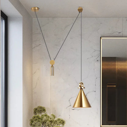 DecorBites™ Industrial Metal Pendant Light Kitchen Adjustable Designer LED Dinning Room Decor