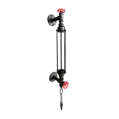 DecorBites™ Industrial Pipe LED Wall Sconce for Bedside Bedroom Aisle Cafe Restaurant