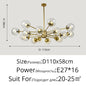 DecorBites™ Glass LED Chandeliers: Modern Dining Room Bedroom Living Room Pendant Lights