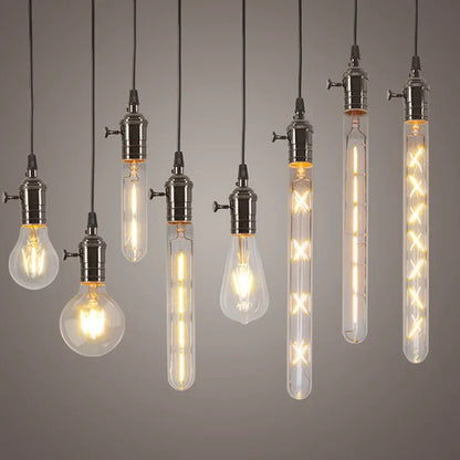 DecorBites™ LED Filament Bulbs: Ultra Bright E27 4W-8W Edison Lamp Bulbs for Pendant Home Lighting