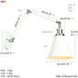 DecorBites™ Industrial Retro LED Wall Sconce Adjustable Loft Style Edison Wall Lights Fixtures