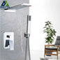 DecorBites™ Golden Shower Faucet with Wall Mount for 3-ways Control and Plastic Handshower
