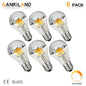 DecorBites™ LED Filament Bulb A19 Silver Bowl 8W 800lm Dimmable CRI 85 2700K 6000K Warm Cold