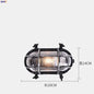 DecorBites™ Industrial Outdoor Wall Lamp Waterproof LED Wall Light for Porch Garden Balcony