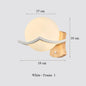 DecorBites™ Japanese Moon Wood Wall Lamp - Minimalist Design - LED Sconce Lights