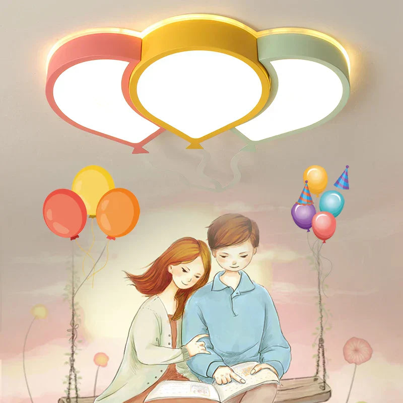 DecorBites™ Kids Room Princess Chandelier: Cartoon Lamp Shade Ceiling Chandelier for Cute Room Decor