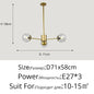 DecorBites™ Glass LED Chandeliers: Modern Dining Room Bedroom Living Room Pendant Lights