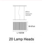 DecorBites™ LED Chandelier: Modern Nordic Loft Hanging Light for Living Room, Restaurant, Bar