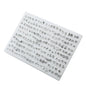 100pairs Acrylic Crystal Heart Star Moon Small Stud Earrings Set for