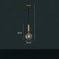 DecorBites™ Glass Planet Pendant Light: Modern LED Nordic Hanging Lamp for Living Bedroom Susp...