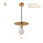 DecorBites™ Golden E27 LED Chandelier for Bedroom and Study Room