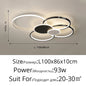DecorBites™ LED Ceiling Chandelier Light for Living Room Bedroom Dining Hall Indoor Lighting Fixtures