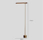 DecorBites™ Linear Wood LED Floor Lamp | Modern Minimalist Designer Vertical Loft Floor Light