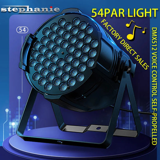 DecorBites™ LED Par Lights RGBW Wash Strobe DJ Stage Lighting Effect
