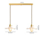 DecorBites™ Green Glass Hanging Light: Modern LED Pendant Lamp for Living and Dining Room