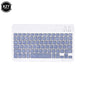 Mini Bluetooth-compatible Keyboard Wireless Keyboard For Computer Phone  English Russian Rechargable Keyboard For Ipad Tablet PC