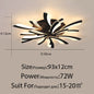 DecorBites™ LED Ceiling Chandelier Lights for Living Room Bedroom Dining Study White Black