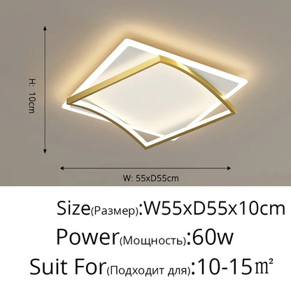 DecorBites™ LED Chandeliers Lights Dimming Modern Luminaire for Home Decor