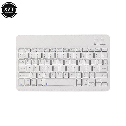 Mini Bluetooth-compatible Keyboard Wireless Keyboard For Computer Phone  English Russian Rechargable Keyboard For Ipad Tablet PC