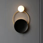DecorBites™ Golden Ring Wall Sconce: Nordic Bedroom Lighting Fixture for Modern Living Room Decor