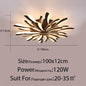 DecorBites™ LED Ceiling Chandelier Lights for Living Room Bedroom Dining Study White Black