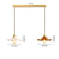 DecorBites™ Green Glass Hanging Light: Modern LED Pendant Lamp for Living and Dining Room