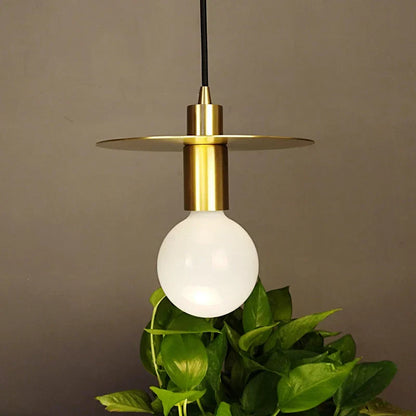 DecorBites™ Golden E27 LED Chandelier for Bedroom and Study Room