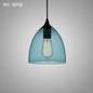 DecorBites™ Glass LED Pendant Lamp: Modern Nordic Style Hanging Light for Home, Cafe, or Bar