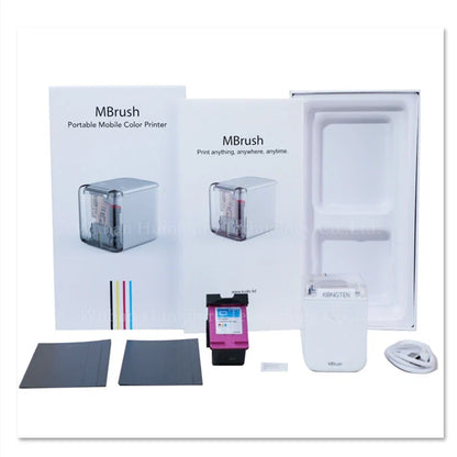 Edible Ink Printer Mobile Color Mini Handheld Printer Mbrush Portable Printers PrinCube Handheld Inkjet