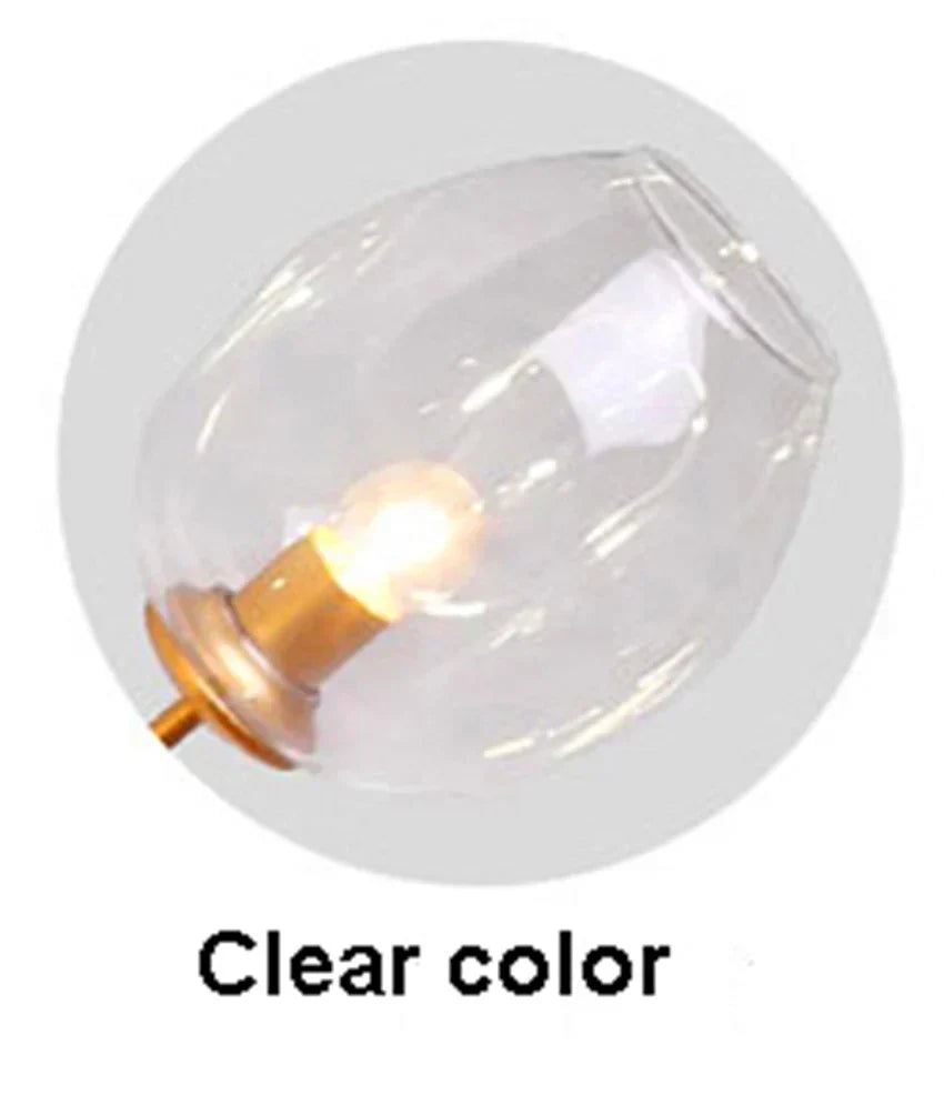 DecorBites™ LED Ball Chandelier: Modern Glass Kitchen Pendant Light Fixture