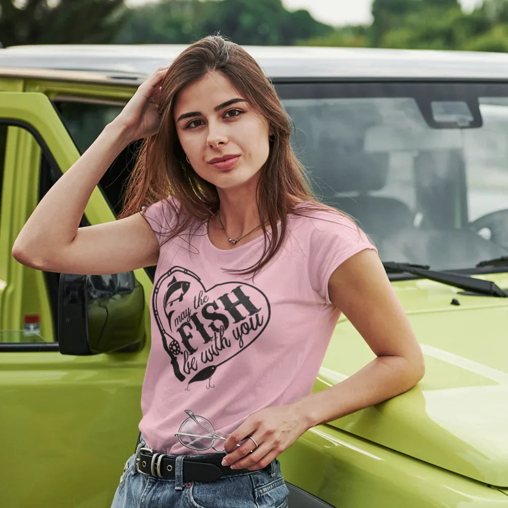 May The Fish Be With You T-Shirt for Women