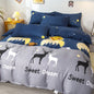 DecorBites™ Lattice Plant Geometric Pattern Bedding Set with Sheet Pillows