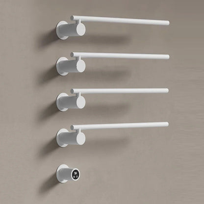 Smart Heated Towel Rack,Bathroom Towel Warmer with Timer, Adjustable Temperature, Rotating Bars,Towel Dryer,Bathroom Towel Rail