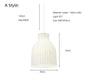 DecorBites™ Japanese Nordic Design LED Silk Pendant Lights for Living Room and Restaurant