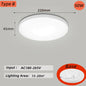 DecorBites™ LED Ceiling Chandelier: Modern 220V Living Room Light Fixture with Ultrathin Design
