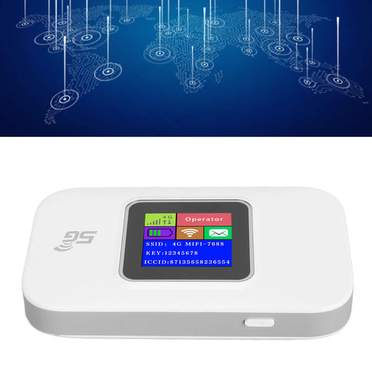 4G Portable WiFi LCD Display USB Powered Plug and Play Security Encryption Wireless Portable WiFi Router High Speed for Phones