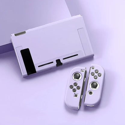 Protective Case Compatible with  Switch OLED Console and Joy-Cons,Switch Can Be Inserted in Dock with Shell Nintendo Switch Skin
