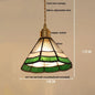 DecorBites™ Glass LED Pendant Lamp Tiffany Style Hand Stitch Dining Room Lights