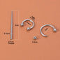 Sterile Body Piercing Tool Kit Surgical Steel Piercing Needles Clamp Pliers Gloves Set Pull Pin Lead Tool Lip Nose Belly Jewelry