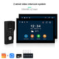 ANJIELO 2-Wire Video Door Phone with TUYA App IC Card PIN Unlock 24 IP Camera Support Smart Video Intercom System for Home 1080P